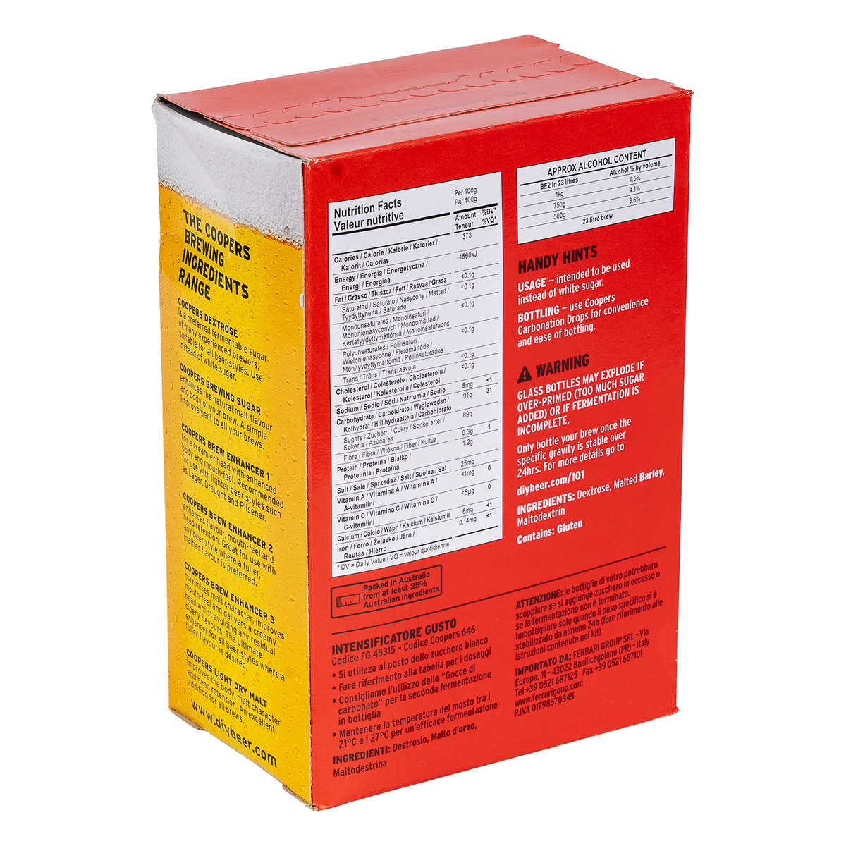 Coopers Brew Enhancer 2-4/Case